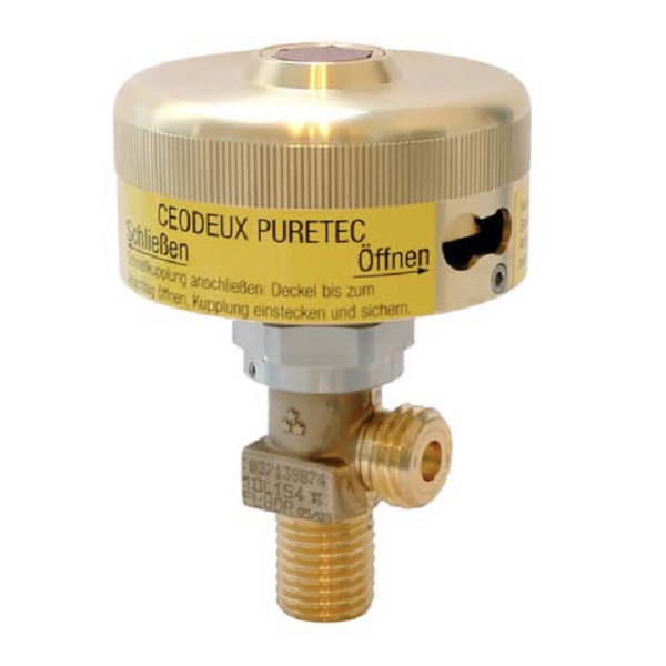 High pressure cylinder and bundle valve with pneumatic actuator for corrosive gases - D131 High pressure cylinder and bundle valve with pneumatic actuator for corrosive gases - D131